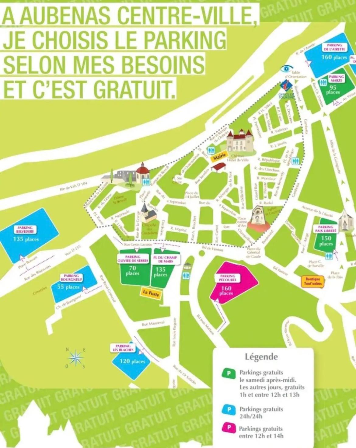 Escapade Ardechoise - Parking Gratuit - Chateau A 2 Pas Aubenas Exterior photo